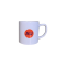 6OZ Ceramic Coffee Mug White Small